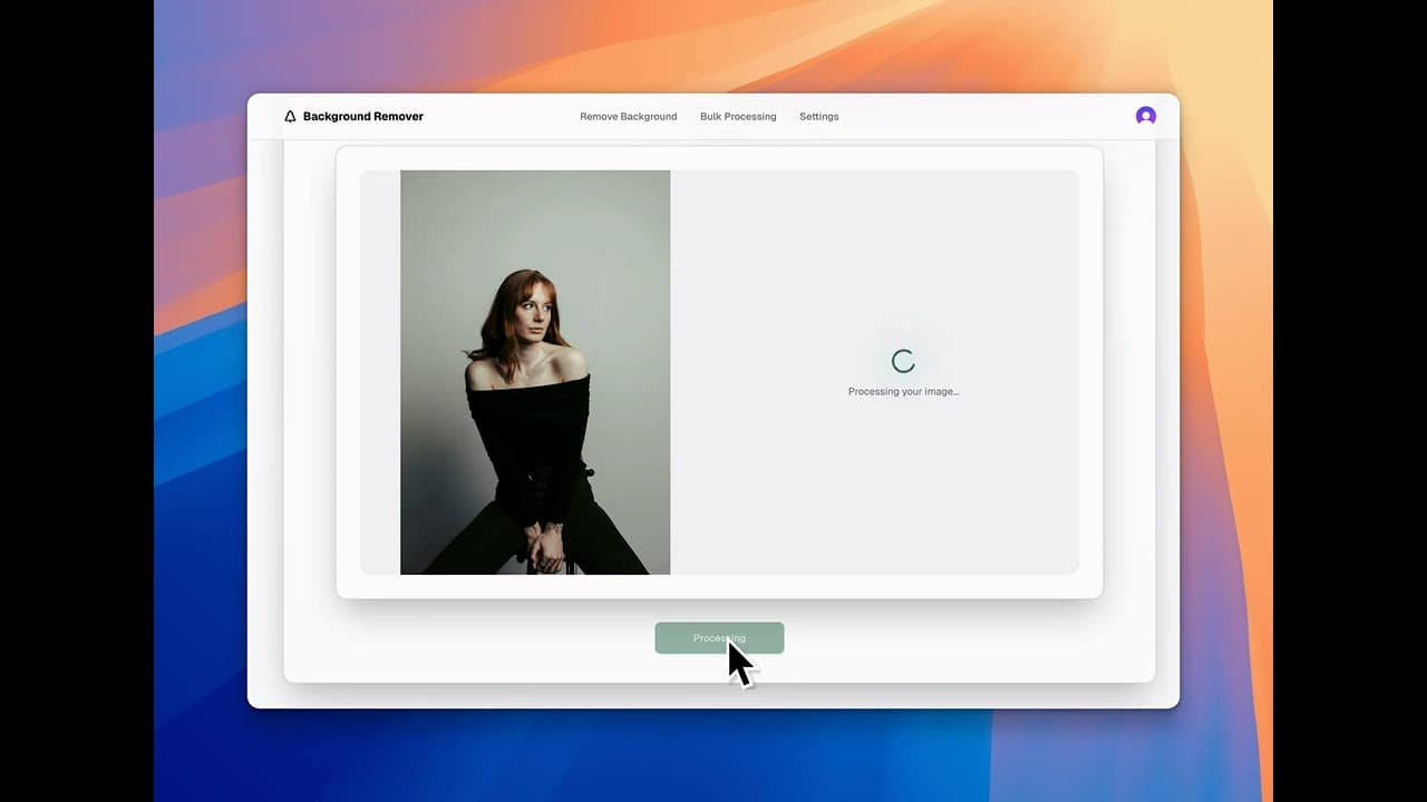 Video thumbnail for Background Remover Demo