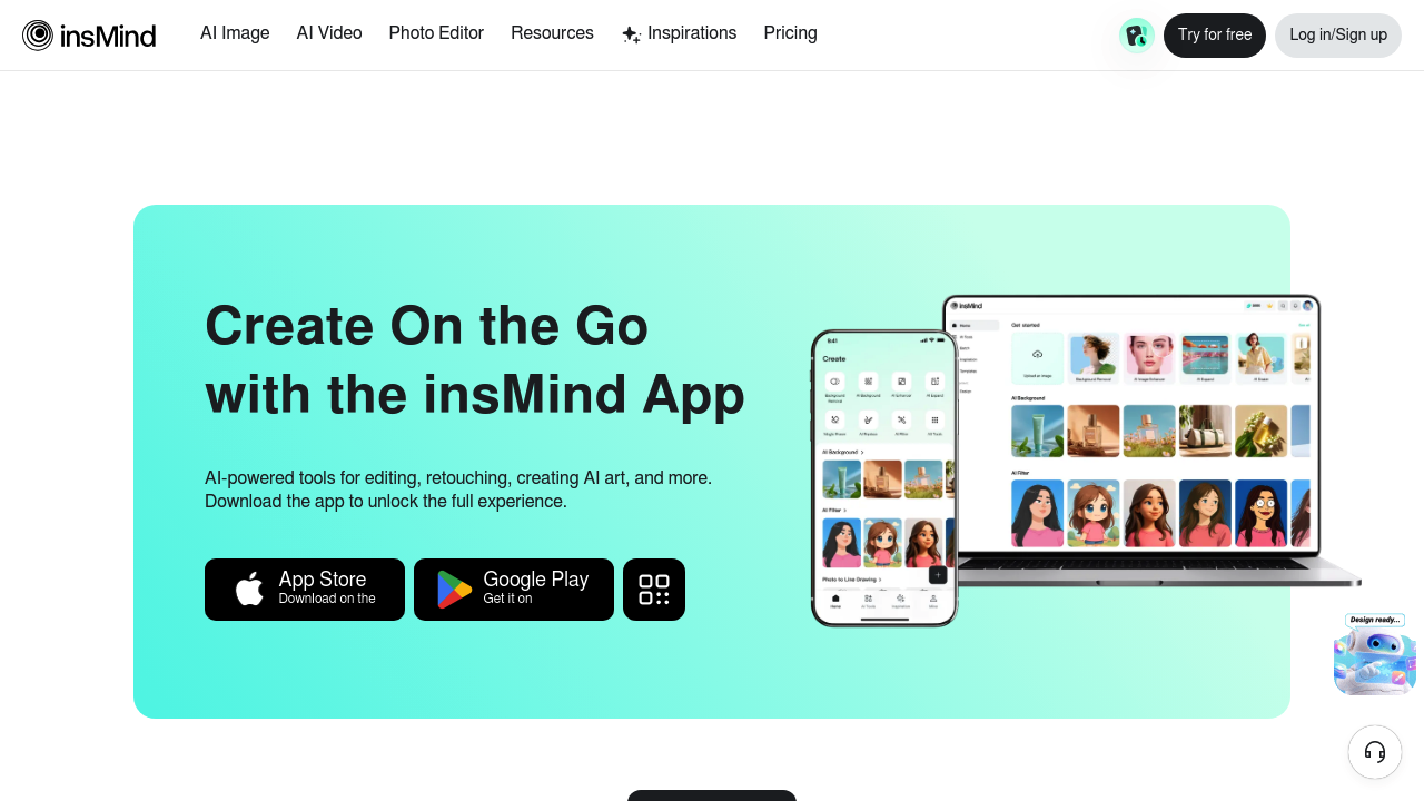 insMind homepage